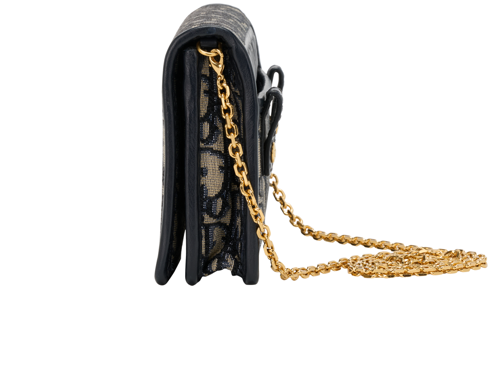 Montaigne Crossbody, &pound;980, Handbags, Beige/Black, Canvas, Bottom view